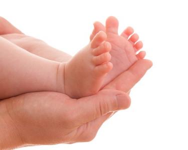 pés de bebé