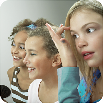 meninas a por maquilhagem